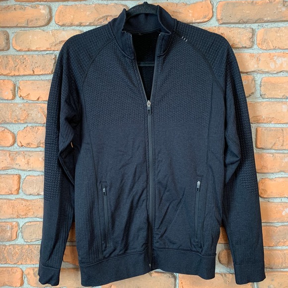 lululemon athletica Other - Lululemon Athletica Men's Engineered Warmth Wool Blend Full Zip Jacket Black - S
